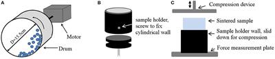 Ice Spheres as Model Snow: Tumbling, Sintering, and Mechanical Tests